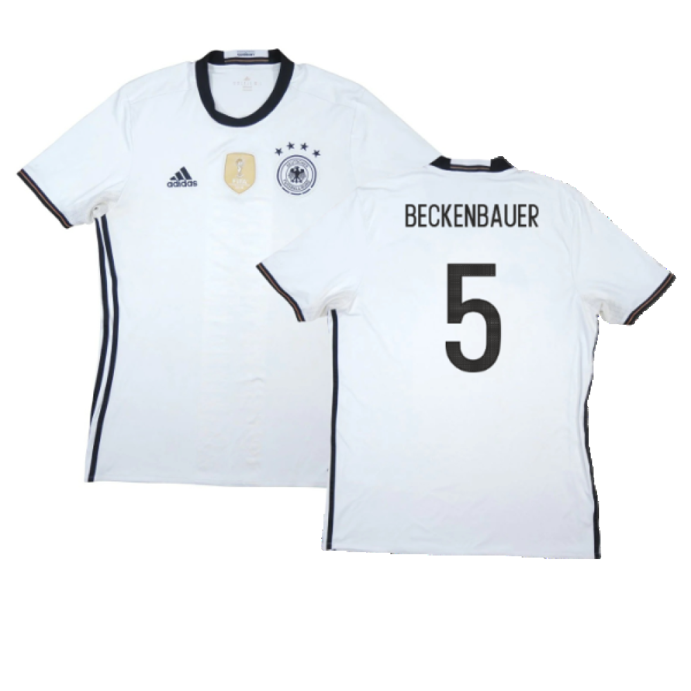 Germany 2016-17 Home Shirt (XL) (Very Good) (Beckenbauer 5)_0