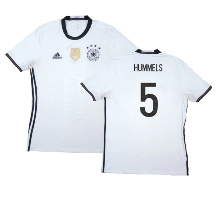 Germany 2016-17 Home Shirt (L) (Good) (Hummels 5)