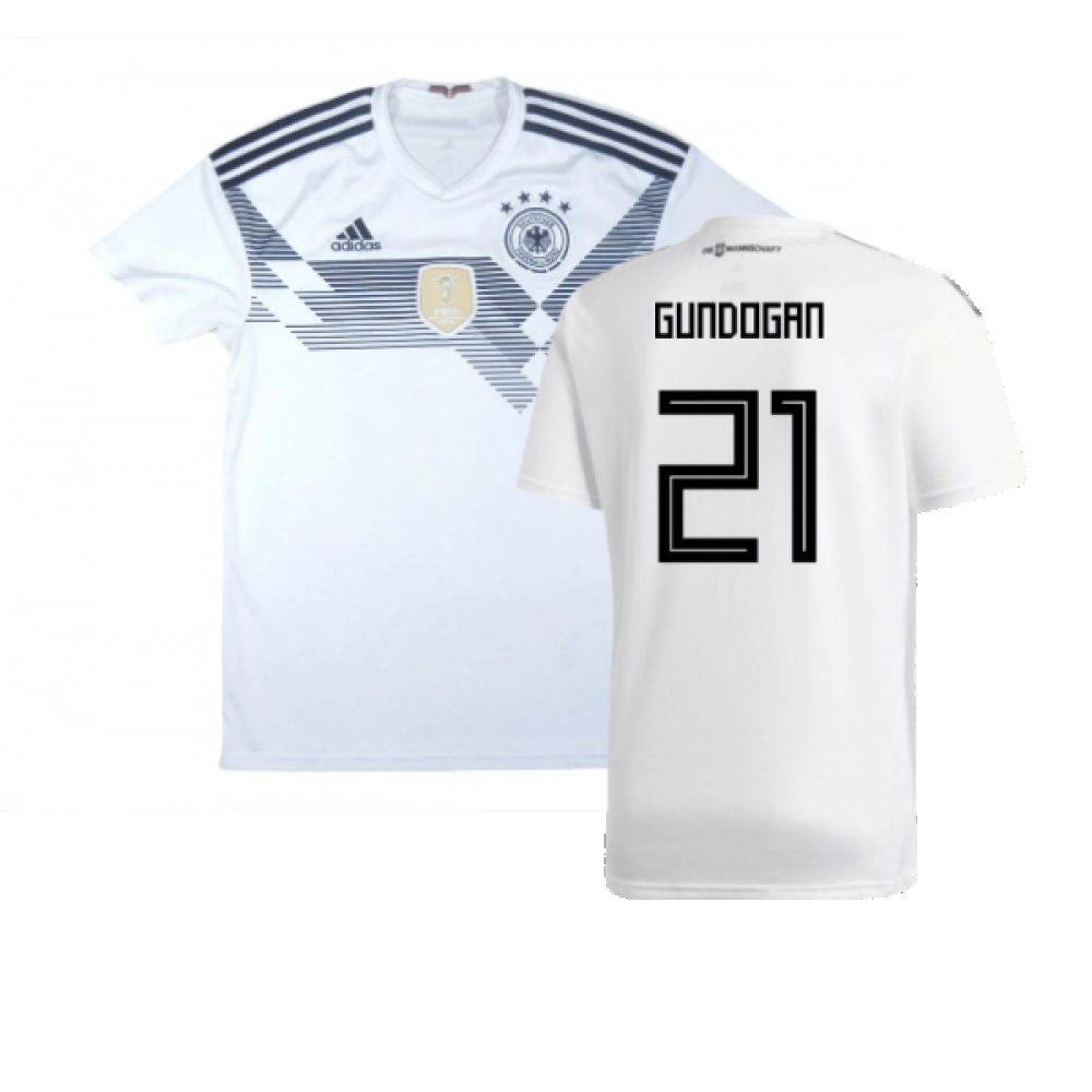 Germany 2018-19 Home Shirt (XL) (Good) (Gundogan 21)_0
