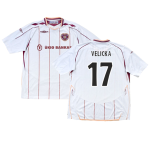 Hearts 2007-08 Away Shirt (XXL) (BNWT) (Velicka 17)_0