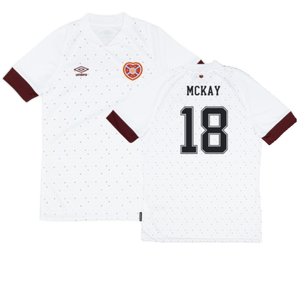 Hearts 2022-23 Away Shirt (Sponsorless) (XXL) (Very Good) (MCKAY 18)_0