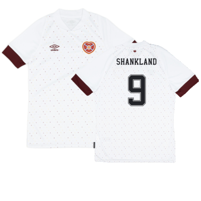 Hearts 2022-23 Away Shirt (Sponsorless) (XXL) (Very Good) (SHANKLAND 9)