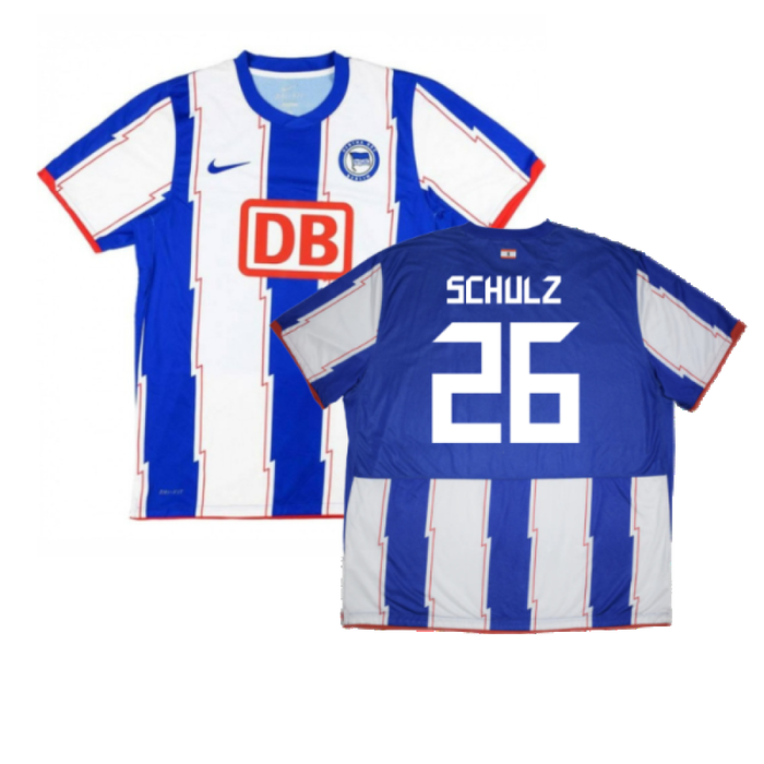 Hertha Berlin 2010-11 Home Shirt (S) (Excellent) (Schulz 26)