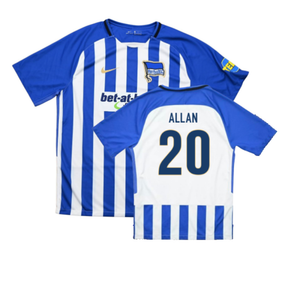 Hertha Berlin 2017-18 Home Shirt (XL) (Excellent) (Allan 20)_0