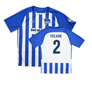 Hertha Berlin 2017-18 Home Shirt (XL) (Excellent) (Pekarik 2)_0