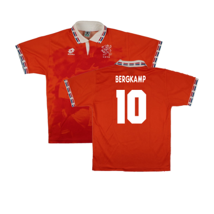 Holland 1996-97 Home Shirt (M) (Very Good) (BERGKAMP 10)