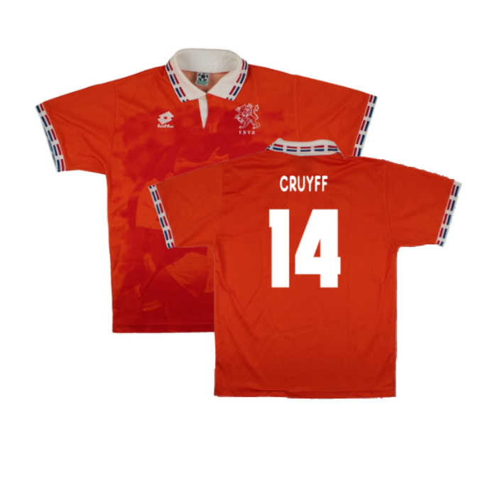 Holland 1996-97 Home Shirt (M) (Very Good) (CRUYFF 14)