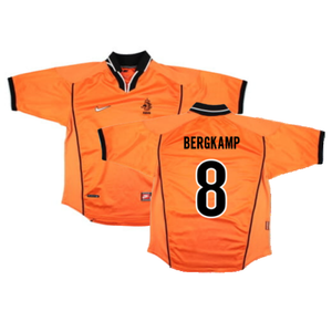 Holland 1998-1999 Home Shirt (M) (Good) (Bergkamp 8)_0