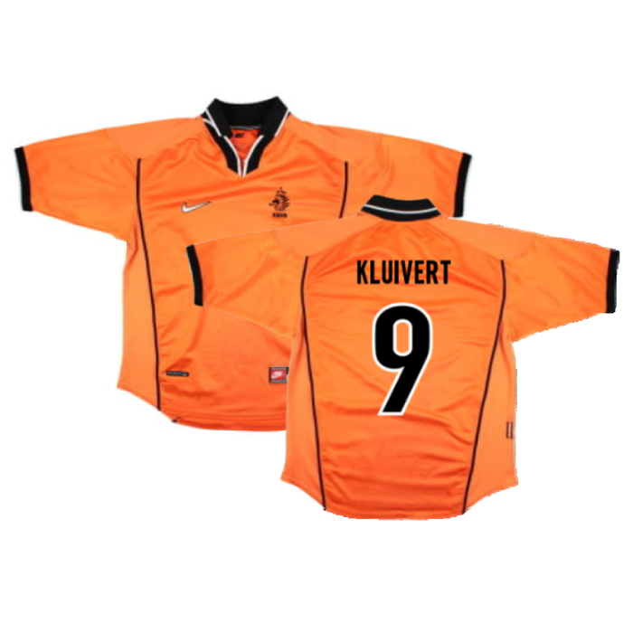 Holland 1998-1999 Home Shirt (M) (Good) (Kluivert 9)