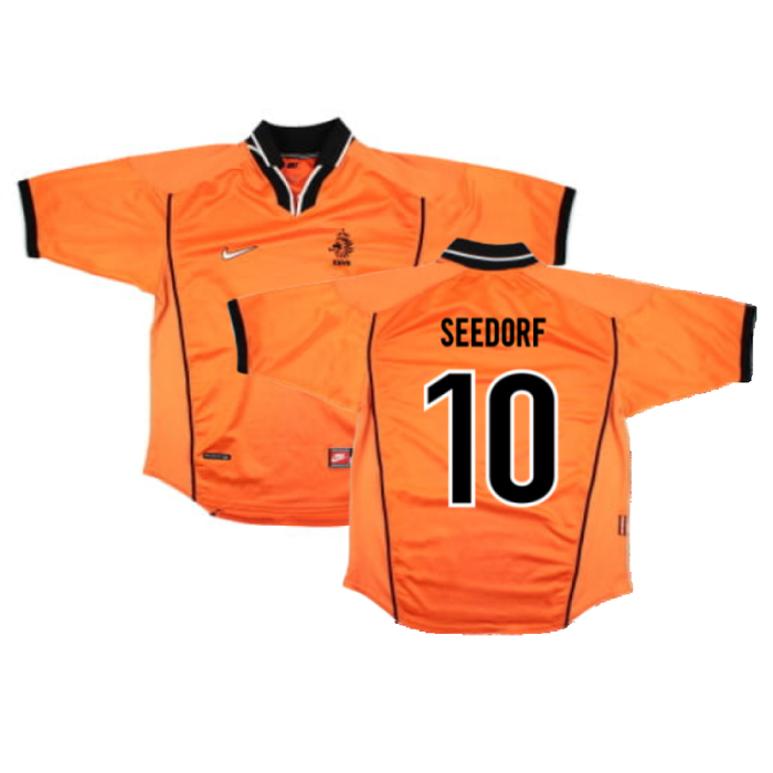 Holland 1998-1999 Home Shirt (M) (Good) (Seedorf 10)