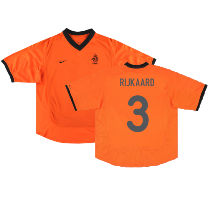 Holland 2000-02 Home Shirt (Excellent) (Rijkaard 3)