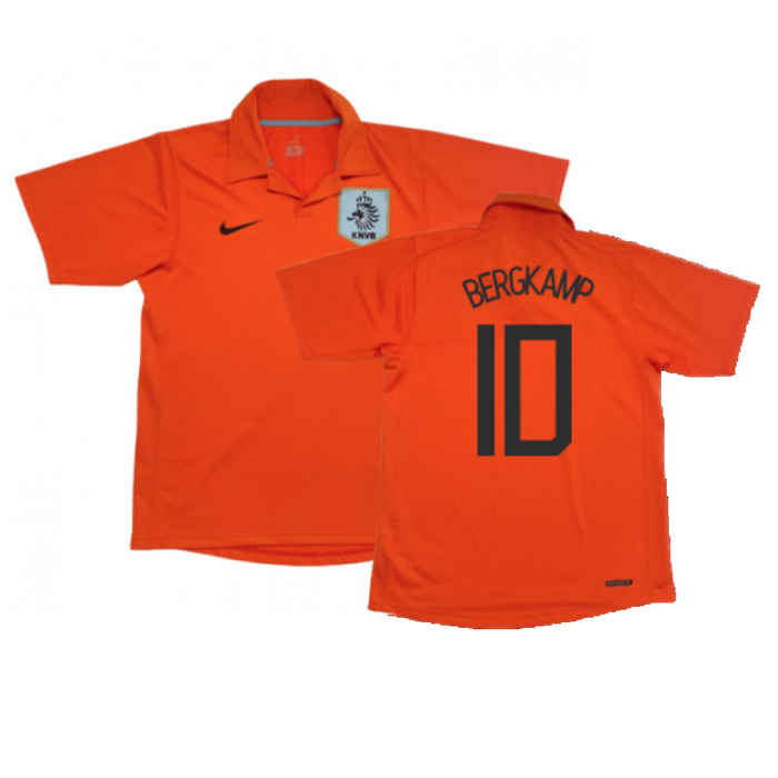 Holland 2006-08 Home Shirt (S) (Excellent) (Bergkamp 10)