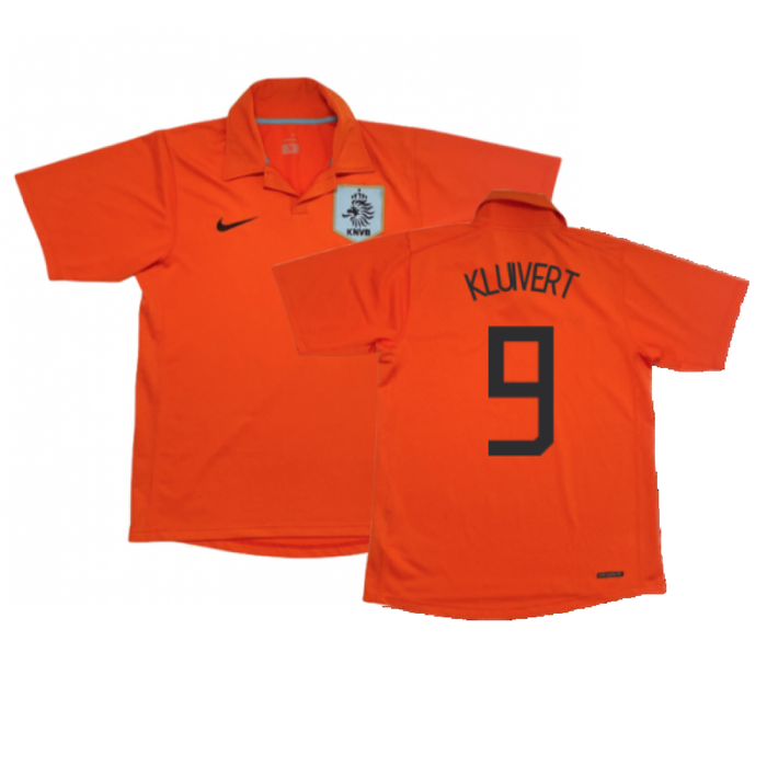 Holland 2006-08 Home Shirt (S) (Excellent) (Kluivert 9)