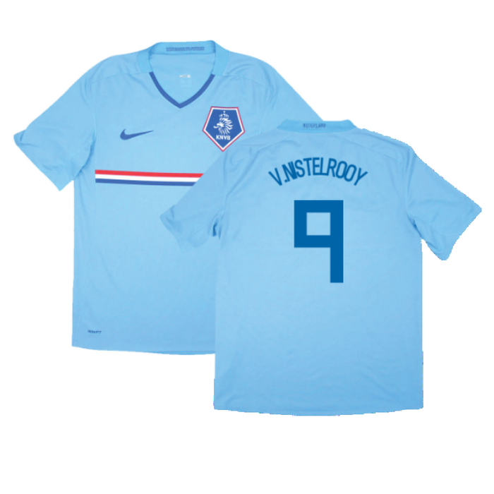 Holland 2008-10 Away Shirt (XL) (Excellent) (V.Nistelrooy 9)