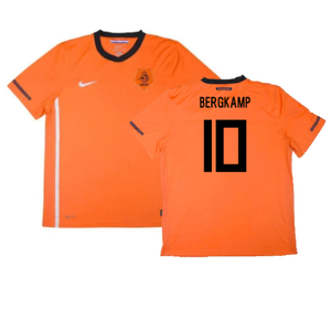 Holland 2010-11 Home Shirt (M) (Mint) (Bergkamp 10)_0