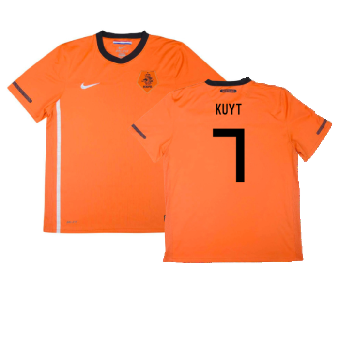 Holland 2010-11 Home Shirt (S) (Excellent) (Kuyt 7)