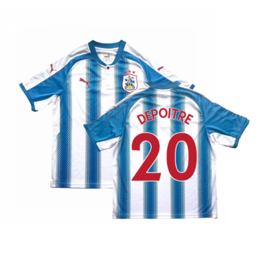 Huddersfield 2017-18 Home Shirt (Excellent) (Depoitre 20)_0