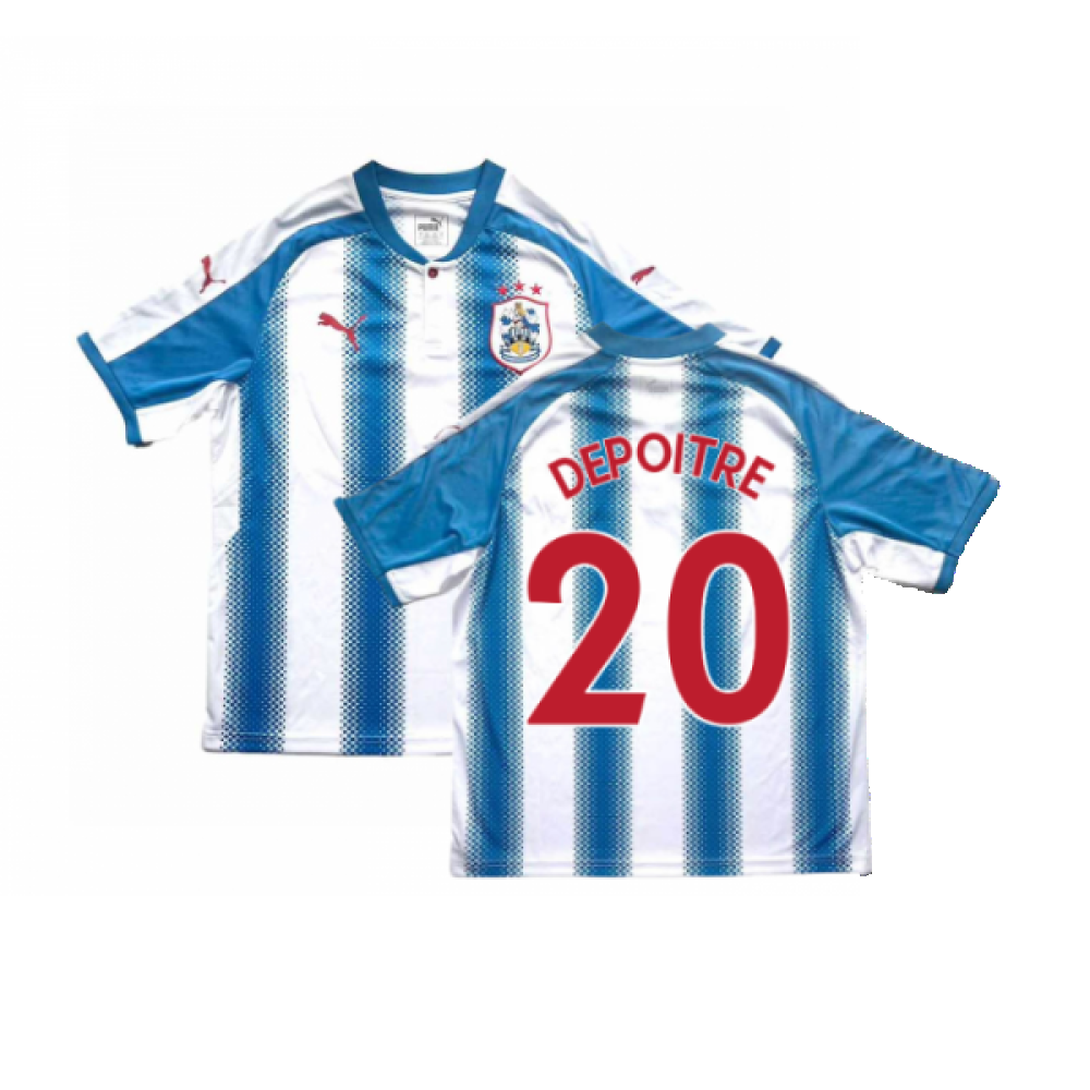 Huddersfield 2017-18 Home Shirt (2XL) (Mint) (Depoitre 20)_0