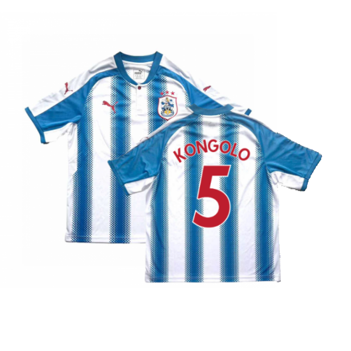 Huddersfield 2017-18 Home Shirt (2XL) (Mint) (Kongolo 5)