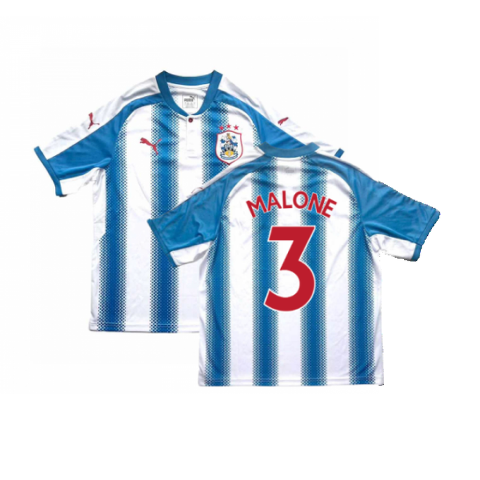 Huddersfield 2017-18 Home Shirt (2XL) (Mint) (Malone 3)