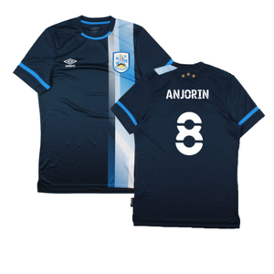 Huddersfield 2021-22 Away Shirt (Sponsorless) (S) (ANJORIN 8) (Mint)_0