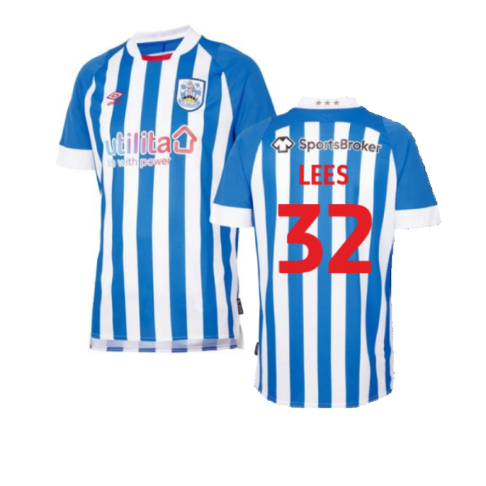 Huddersfield 2022-23 Home Shirt (XL) (LEES 32) (Mint)