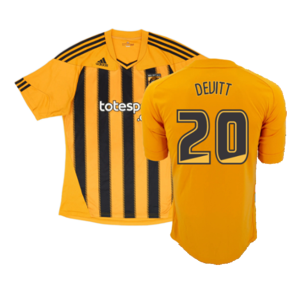 Hull City 2010-11 Home Shirt (M) (Devitt 20) (Excellent)_0