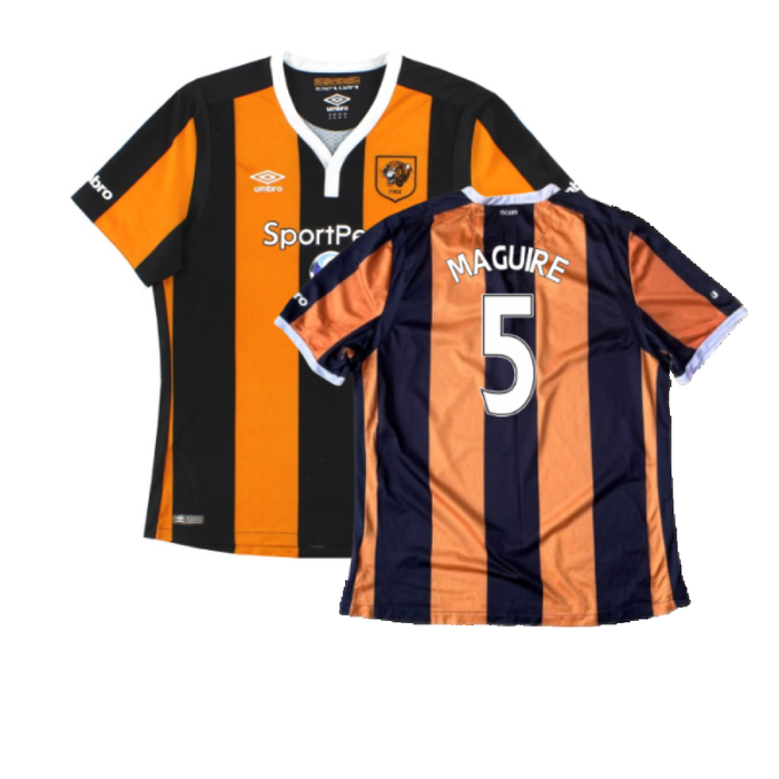 Hull City 2016-17 Home Shirt (Excellent) (Maguire 5)