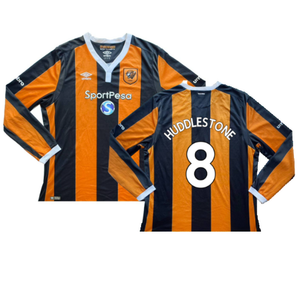 Hull City 2016-17 Long Sleeve Home Shirt (XXL) (Huddlestone 8) (Excellent)_0