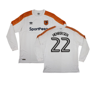 Hull City 2017-18 Long Sleeve Away Shirt (XXL) (Excellent) (Henriksen 22)_0