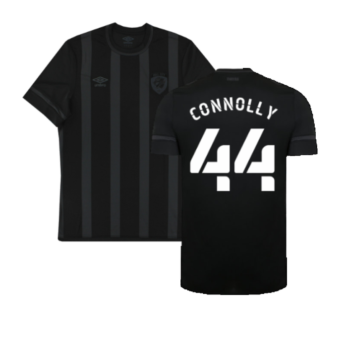 Hull City 2021-22 Away Shirt (Sponsorless) (L) (Connolly 44) (Mint)