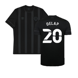 Hull City 2021-22 Away Shirt (Sponsorless) (XL) (Delap 20) (Mint)_0