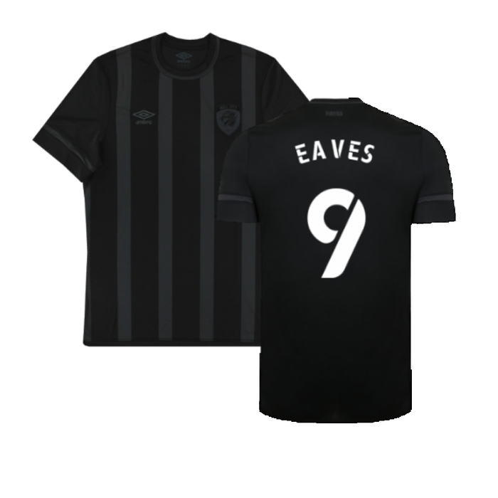 Hull City 2021-22 Away Shirt (Sponsorless) (L) (Eaves 9) (Mint)