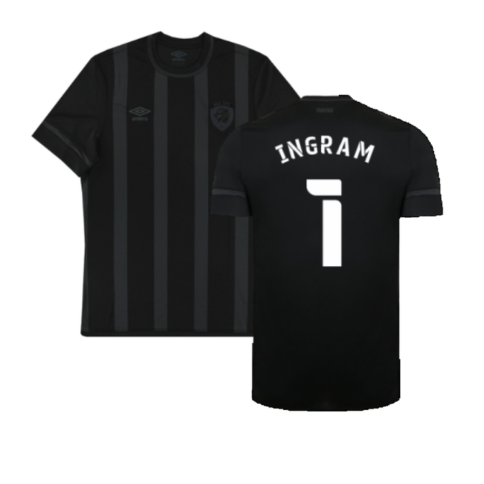 Hull City 2021-22 Away Shirt (Sponsorless) (L) (Ingram 1) (Mint)