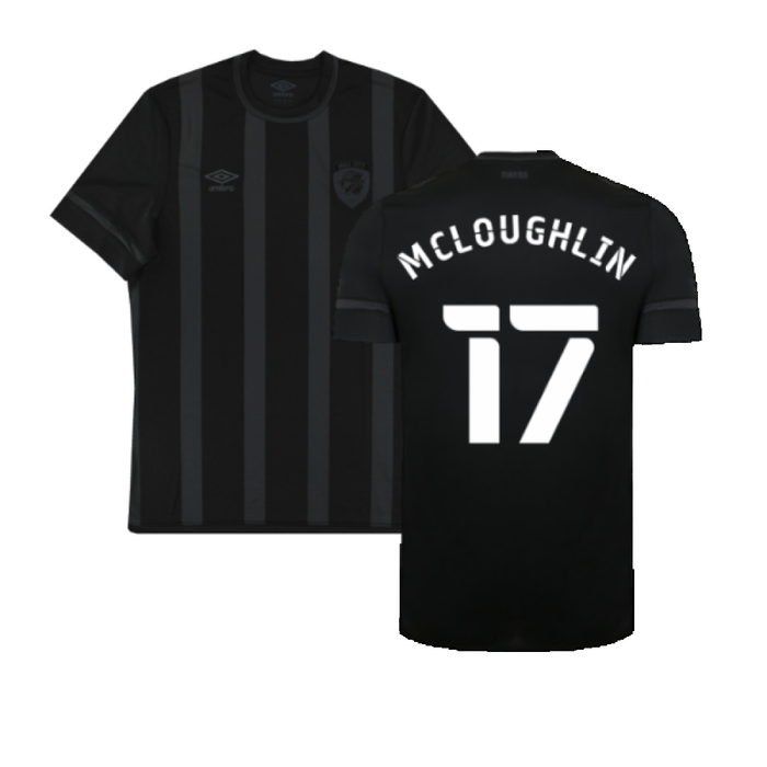 Hull City 2021-22 Away Shirt (Sponsorless) (XXL) (McLoughlin 17) (Mint)