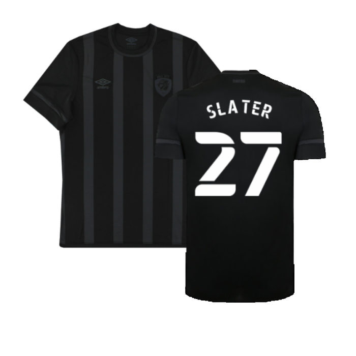 Hull City 2021-22 Away Shirt (Sponsorless) (XL) (Slater 27) (Mint)