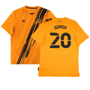 Hull City 2021-22 Home Shirt (Sponsorless) (M) (Excellent) (Bowen 20)_0