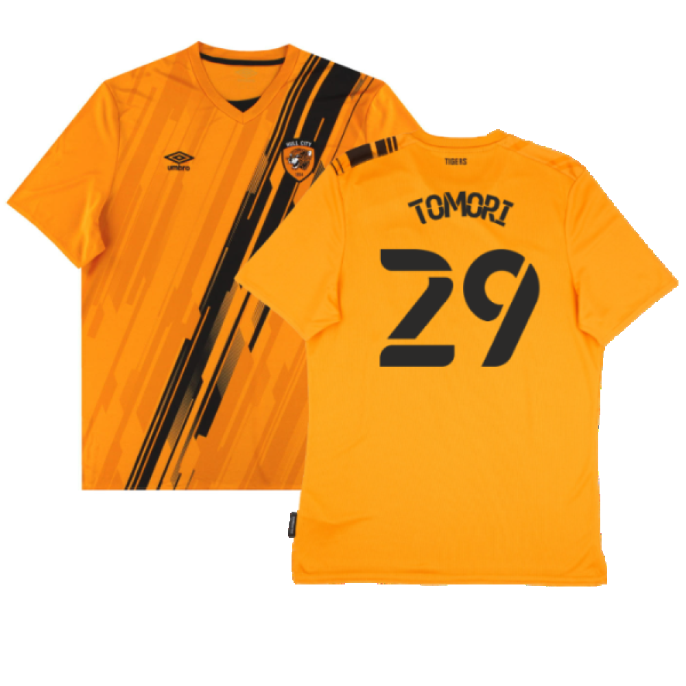 Hull City 2021-22 Home Shirt (Sponsorless) (L) (Excellent) (Tomori 29)_0
