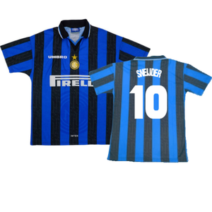 Inter Milan 1997-98 Home Shirt (M) (Excellent) (SNEIJDER 10)_0