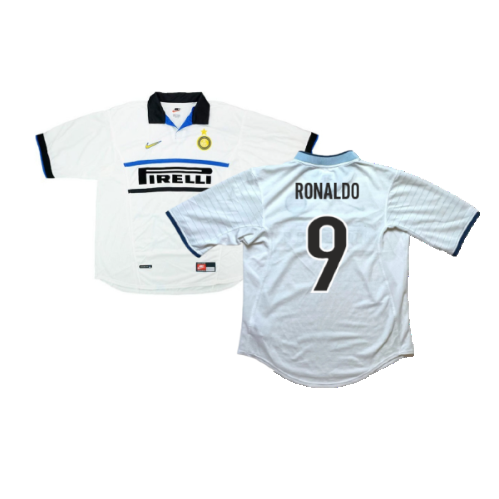 Inter Milan 1998-99 Away Shirt (XL) (Ronaldo 9) (Excellent