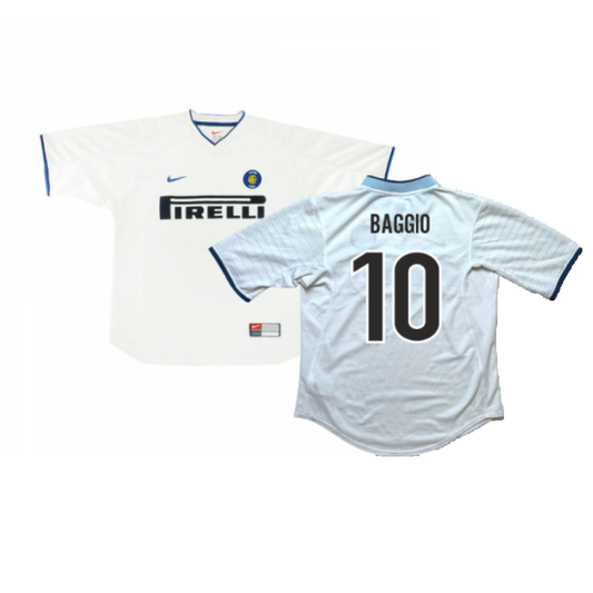 Inter Milan 1999-00 Away Shirt (L) (Excellent) (Baggio 10)_0