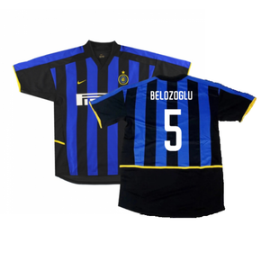 Inter Milan 2002-03 Home Shirt (Very Good) (Belozoglu 5)_0