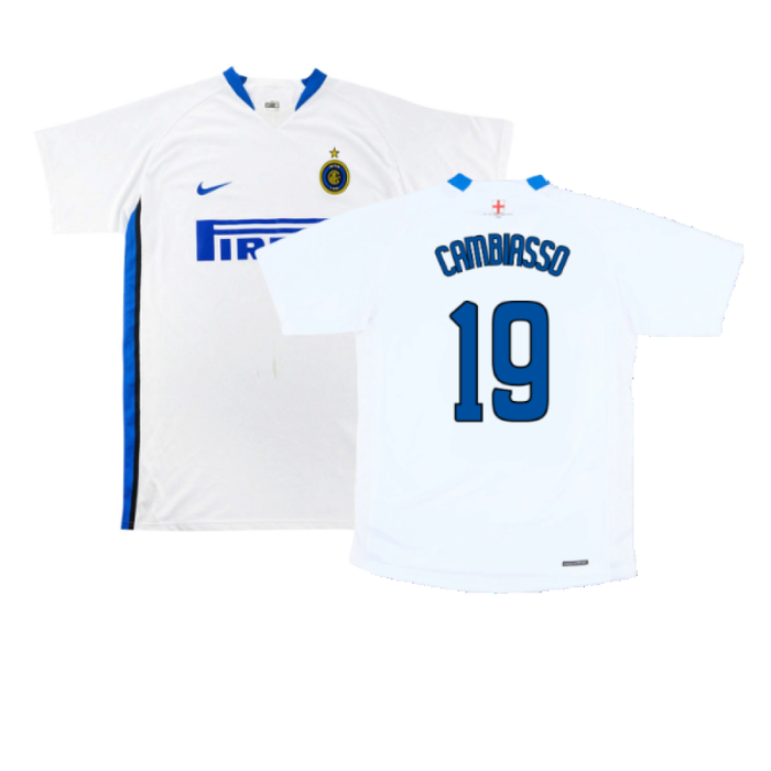 Inter Milan 2006-2007 Away Shirt (Excellent) (Cambiasso 19)