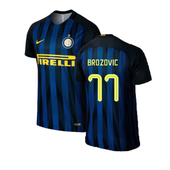 Inter Milan 2016-17 Home Shirt (S) (Excellent) (Brozovic 77)