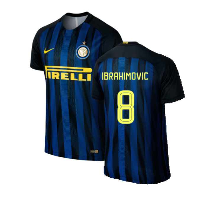 Inter Milan 2016-17 Home Shirt (S) (Excellent) (Ibrahimovic 8)