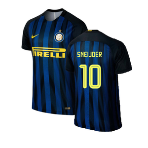 Inter Milan 2016-17 Home Shirt (S) (Excellent) (Sneijder 10)_0