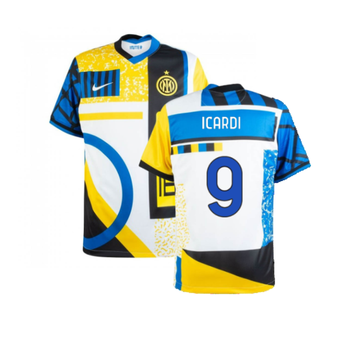 Inter Milan 2020-21 Fourth Shirt (L) (ICARDI 9) (Excellent)