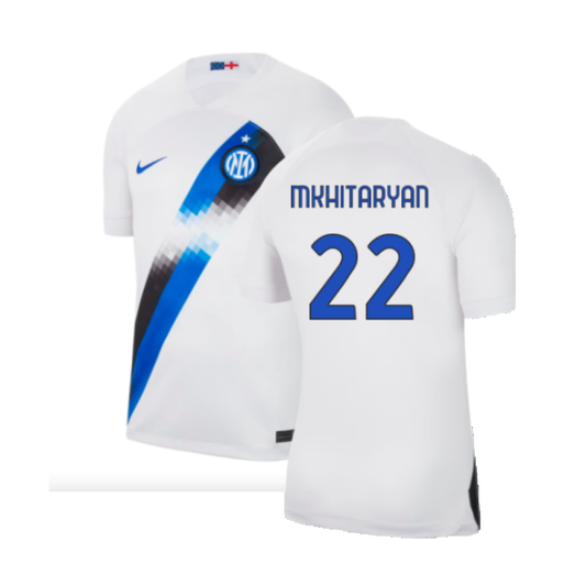 Inter Milan 2023-24 Away Shirt (Sponsorless) (M) (Mkhitaryan 22) (BNWT)_0