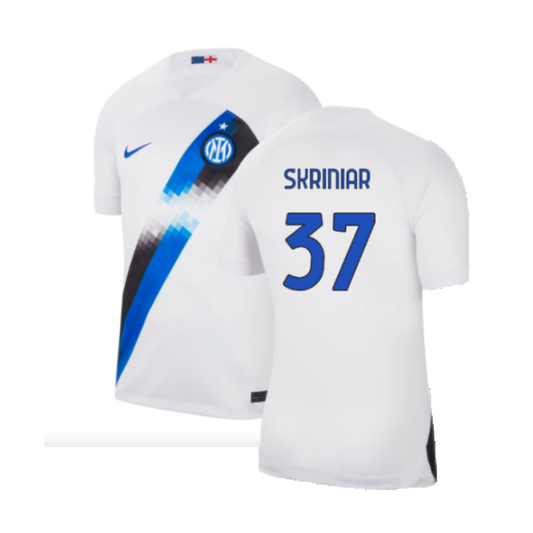 Inter Milan 2023-24 Away Shirt (Sponsorless) (M) (Skriniar 37) (BNWT)_0