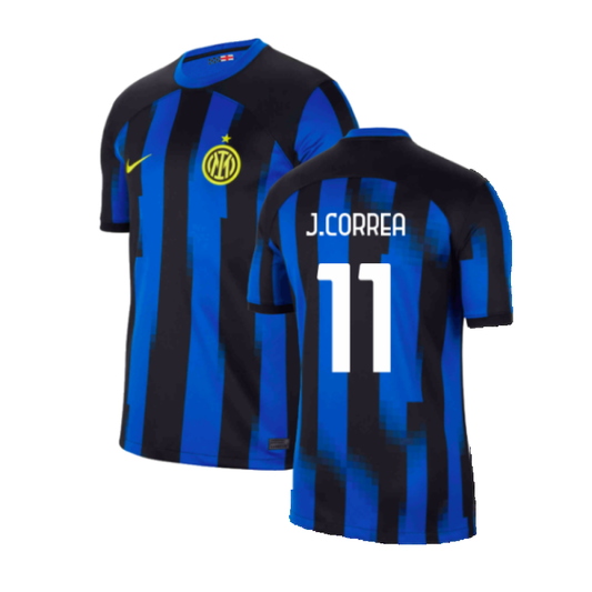 Inter Milan 2023-24 Home Shirt (SB) (J.Correa 11) (Excellent)_0